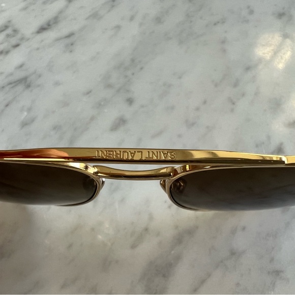 Saint Laurent Classic 11 Aviator Sunglasses - Picture 6 of 9